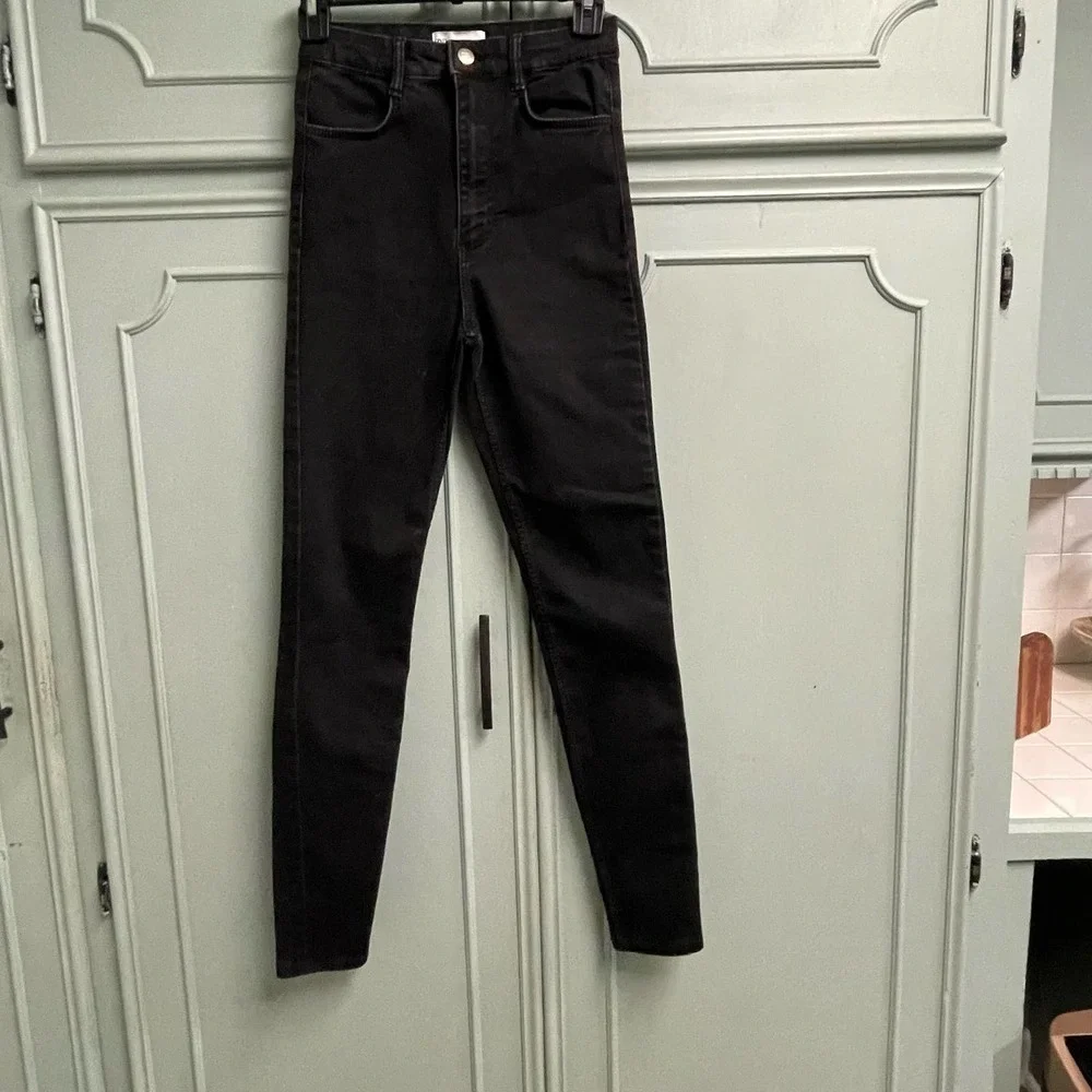 ZARA black jeans size 2
